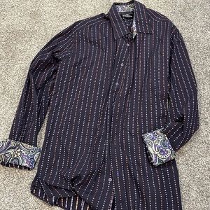 Men’s Bugatchi button down shirt. Size XXL